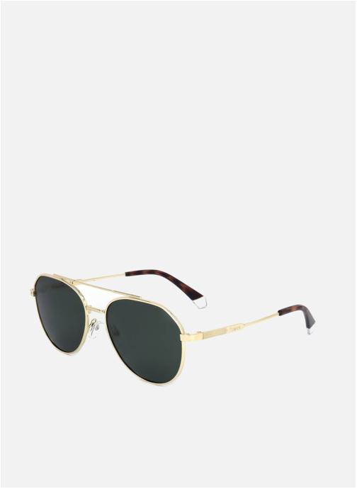 Polaroid Lunettes de soleil homme or et bronze