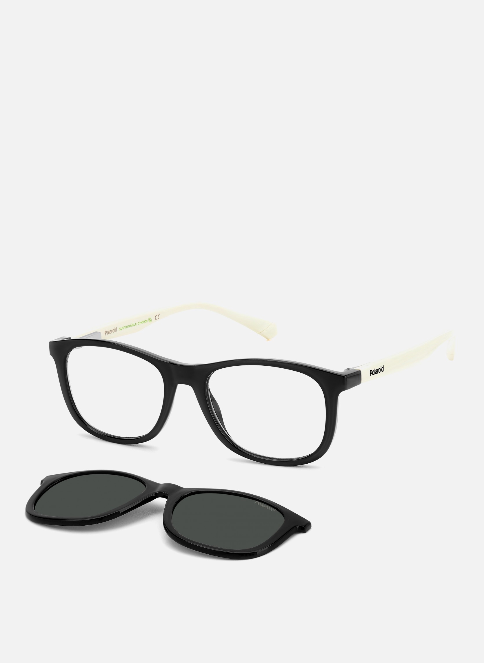 Lunettes de soleil garçon noir Polaroid Lunettes de soleil garçon noir Noir