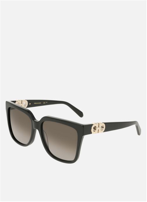 Salvatore Ferragamo Lunettes de soleil femme noir