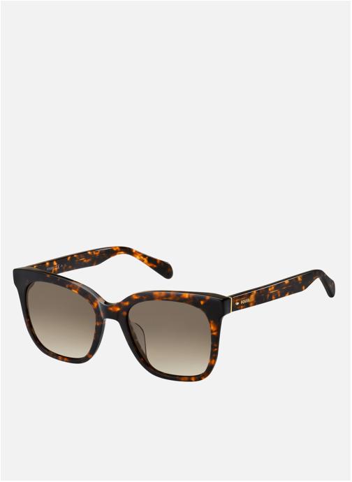 Fossil Lunettes de soleil femme marron