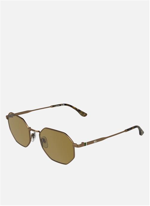 Lacoste Lunettes de soleil homme or et bronze