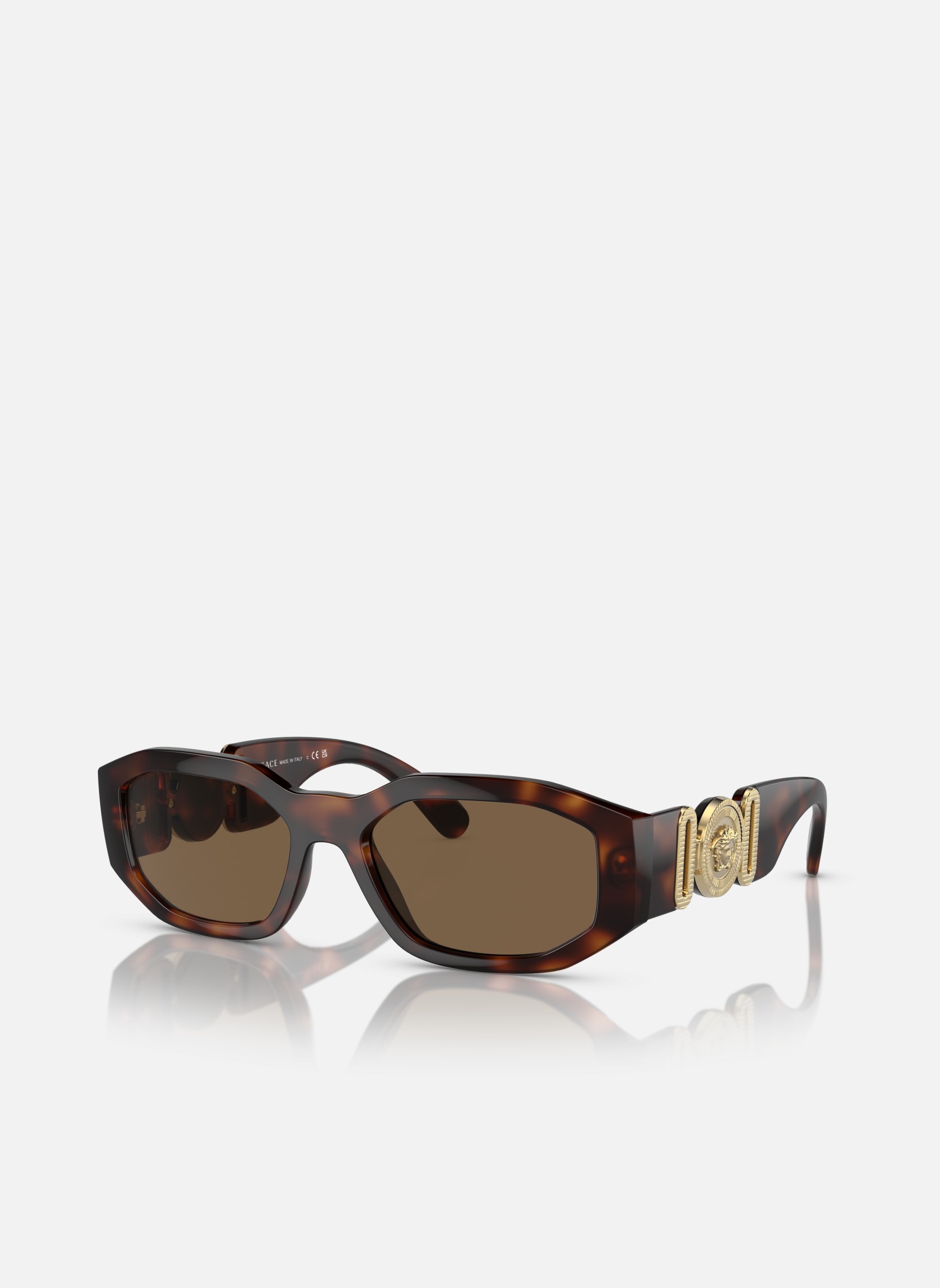 Lunettes de soleil homme marron Versace Lunettes de soleil homme marron Marron