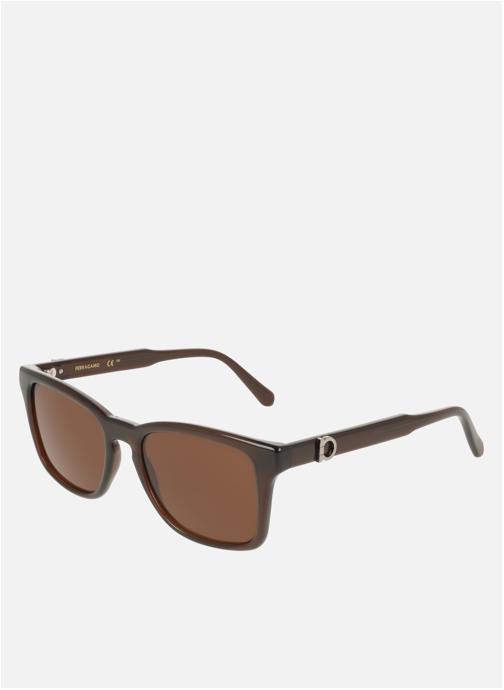 Salvatore Ferragamo Lunettes de soleil homme marron
