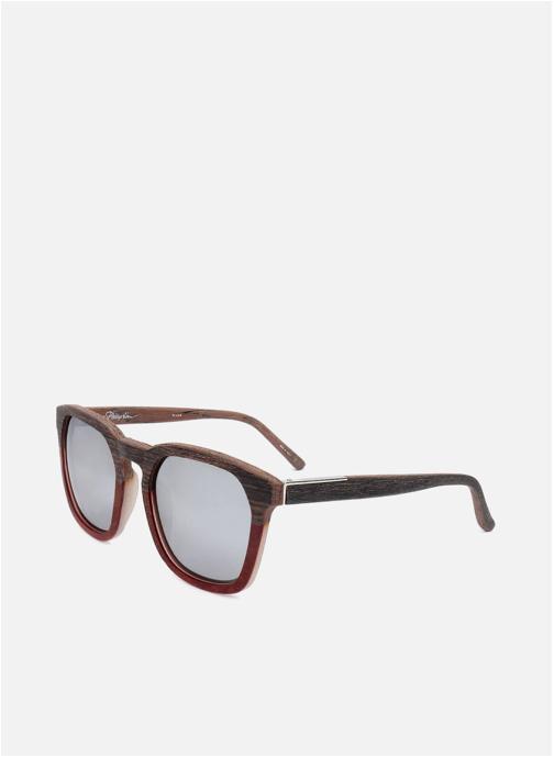 Linda Farrow Lunettes de soleil homme marron