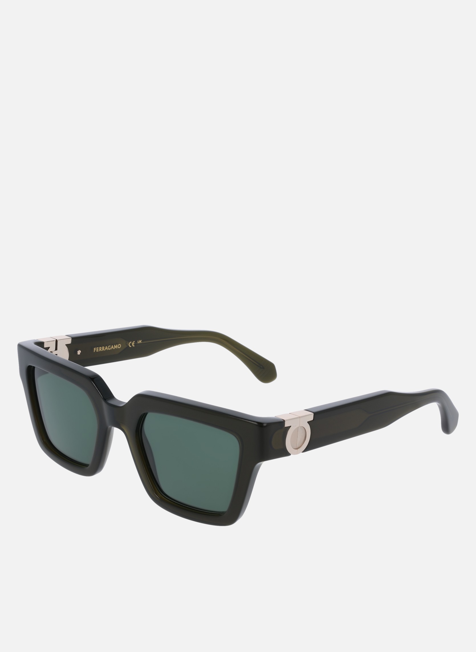 Lunettes de soleil femme vert Salvatore Ferragamo Lunettes de soleil femme vert Vert