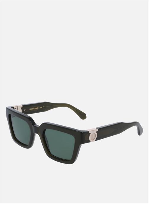 Salvatore Ferragamo Lunettes de soleil femme vert