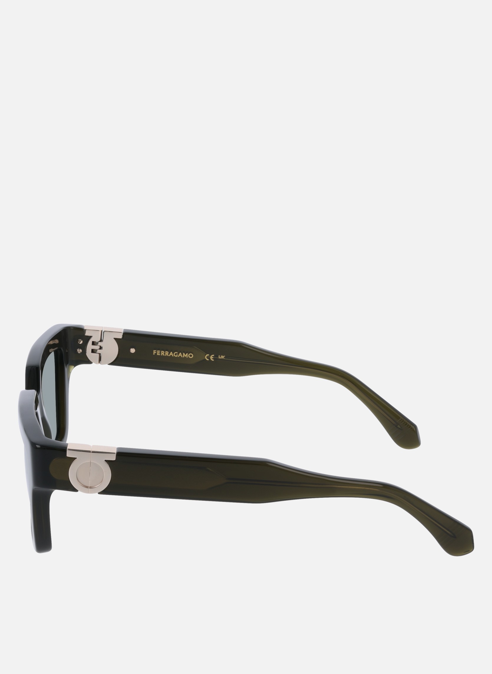 Lunettes de soleil femme vert Salvatore Ferragamo Lunettes de soleil femme vert Vert