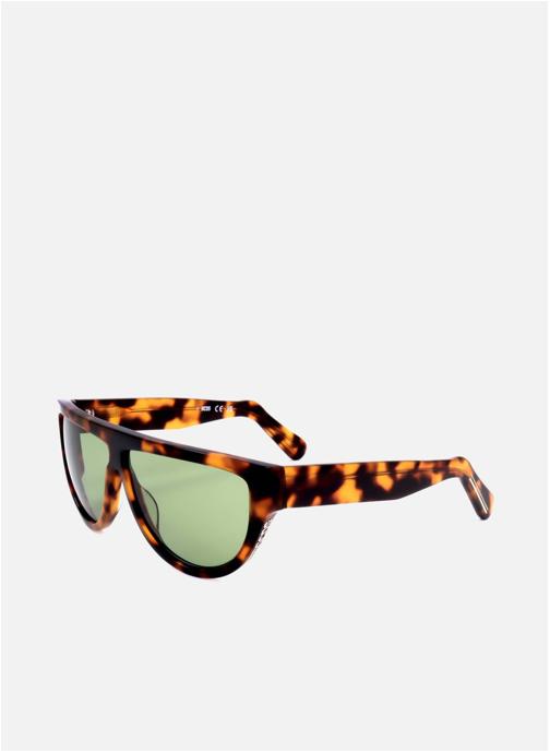 GCDS Lunettes de soleil homme marron