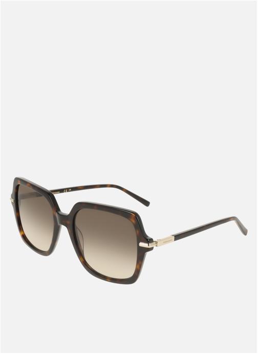 Salvatore Ferragamo Lunettes de soleil femme marron