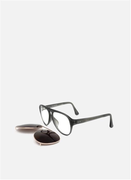 Linda Farrow Lunettes de soleil homme gris