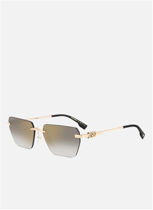 Dsquared2 Lunettes de soleil homme or et bronze