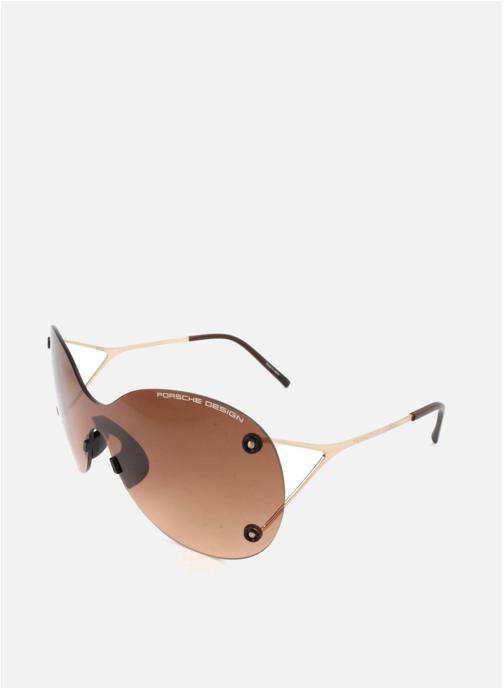 Porsche Design Lunettes de soleil femme or et bronze