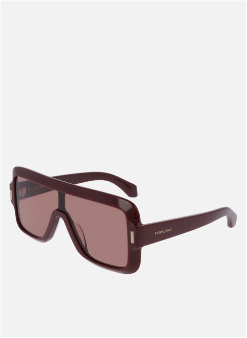 Salvatore Ferragamo Lunettes de soleil femme rouge