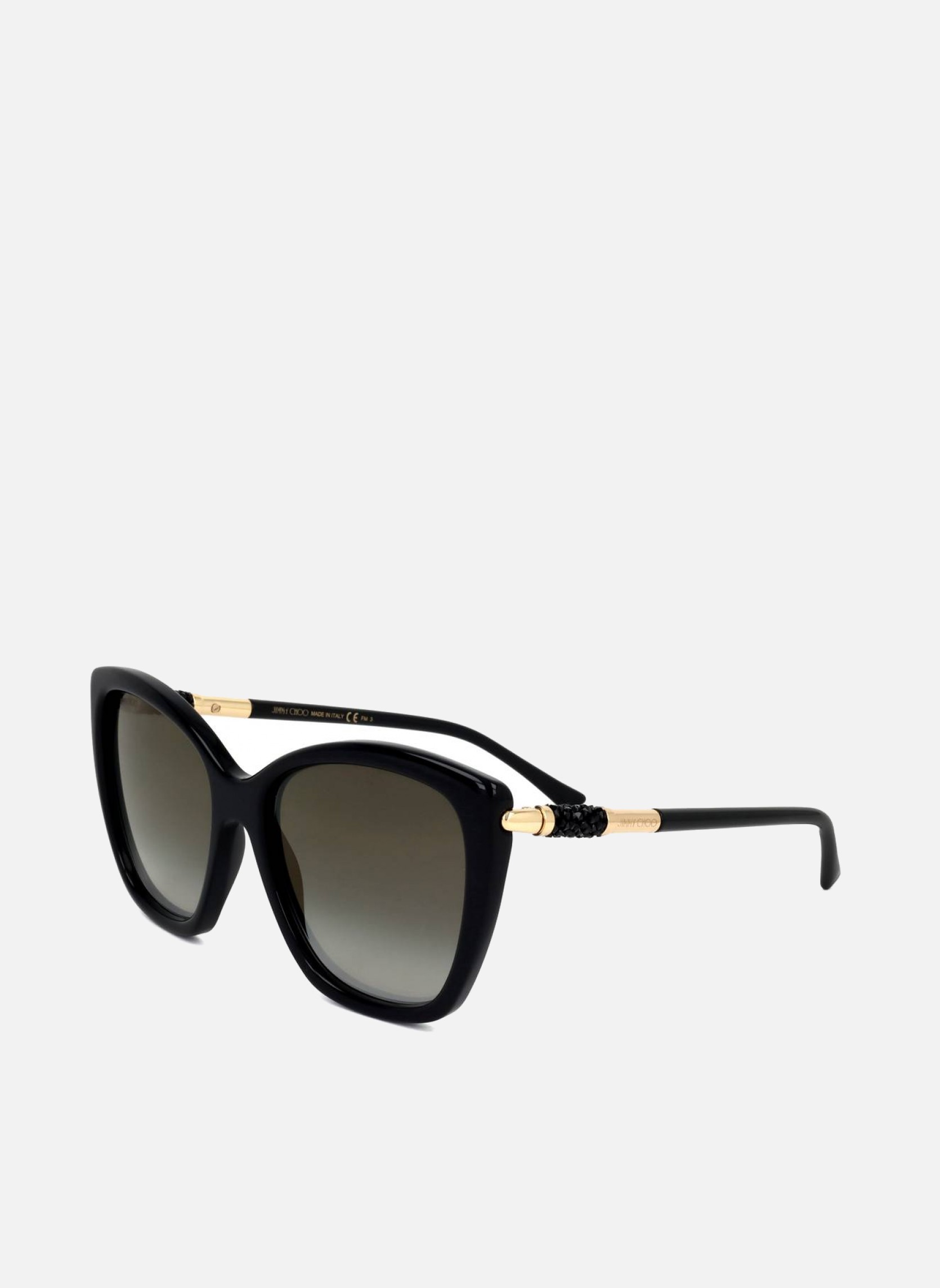 Lunettes de soleil femme noir Jimmy Choo Lunettes de soleil femme noir Noir