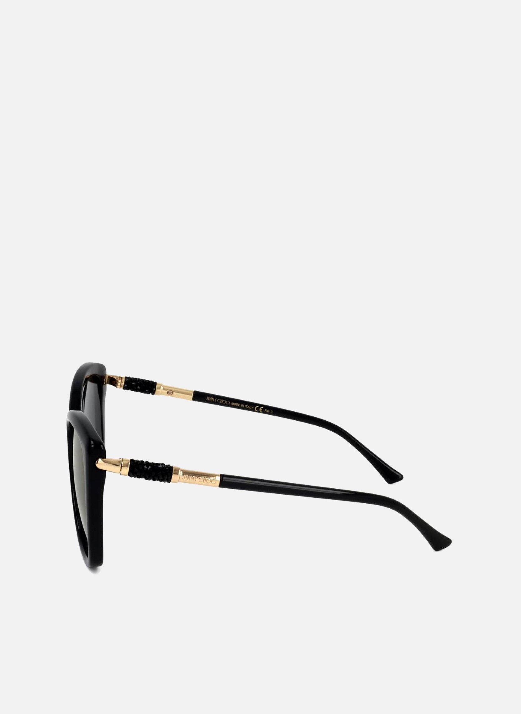 Lunettes de soleil femme noir Jimmy Choo Lunettes de soleil femme noir Noir