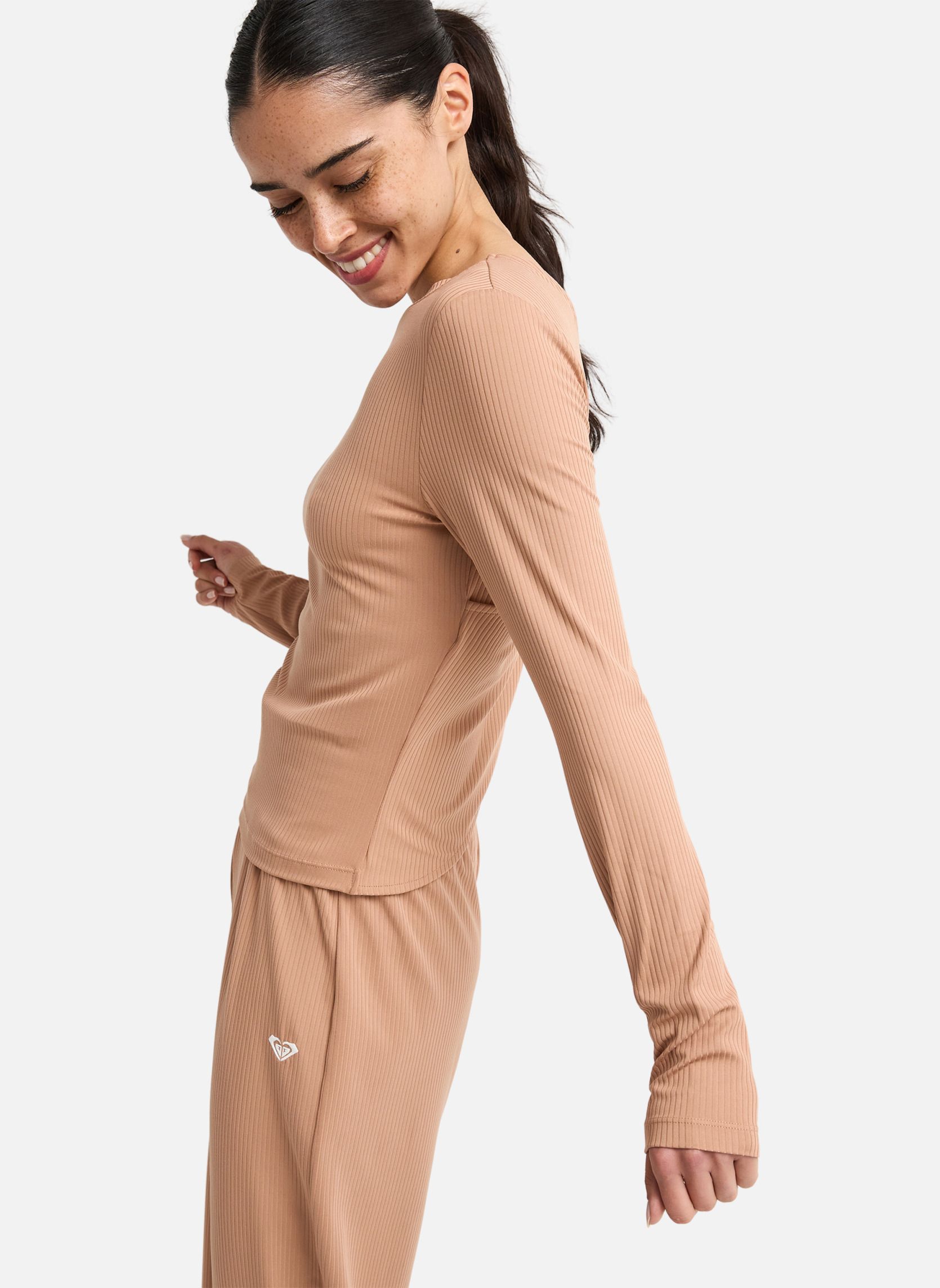 Tee-shirts Rise & Vibe femme marron Roxy Tee-shirts Rise & Vibe femme marron Marron