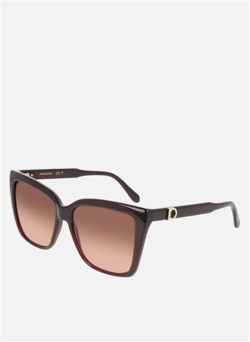 Salvatore Ferragamo Lunettes de soleil femme marron
