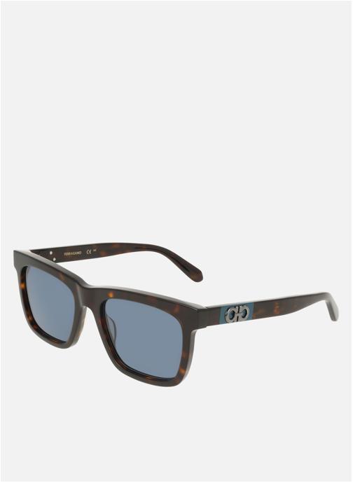 Salvatore Ferragamo Lunettes de soleil homme marron