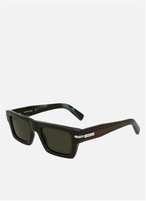 Salvatore Ferragamo Lunettes de soleil homme vert
