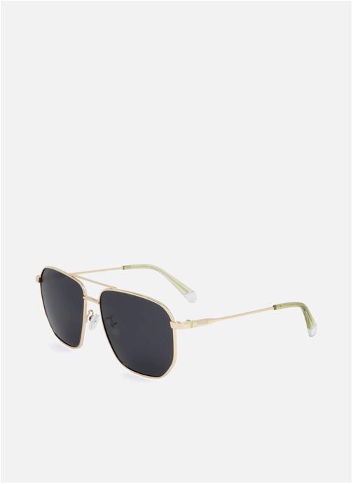 Polaroid Lunettes de soleil homme or et bronze