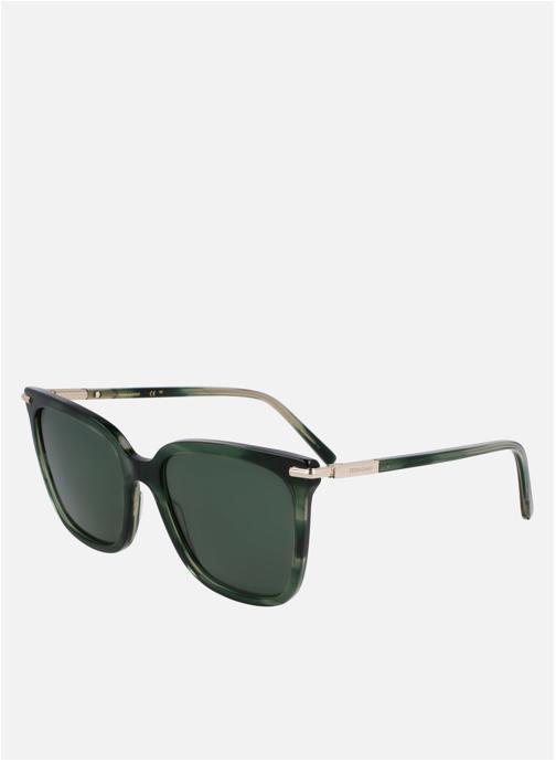 Salvatore Ferragamo Lunettes de soleil femme vert