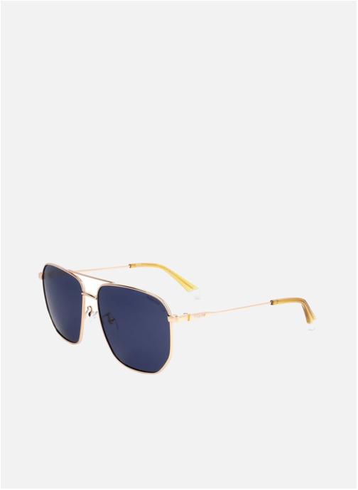 Polaroid Lunettes de soleil homme or et bronze