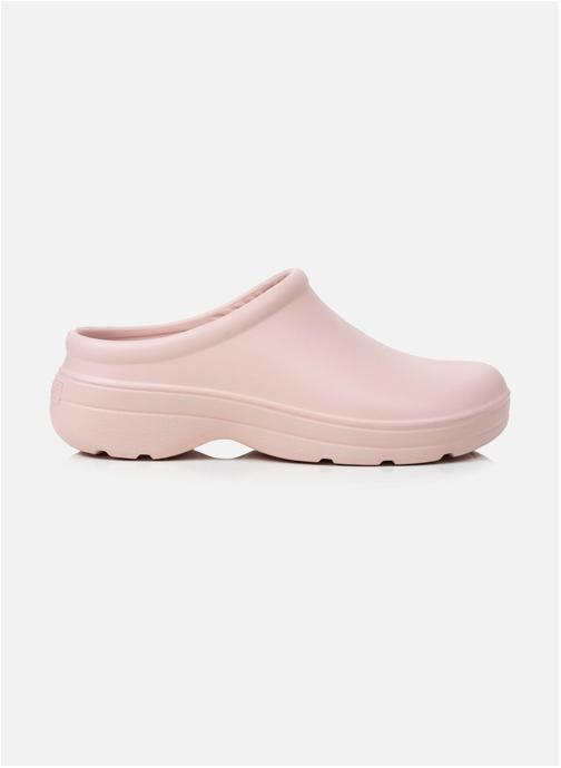 Isotoner Mules Sabots de jardin Femme Rose intérieur fleuri femme rose