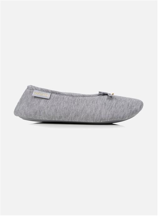 Isotoner Chaussons Chaussons ballerines Femme Gris nœud satiné femme gris