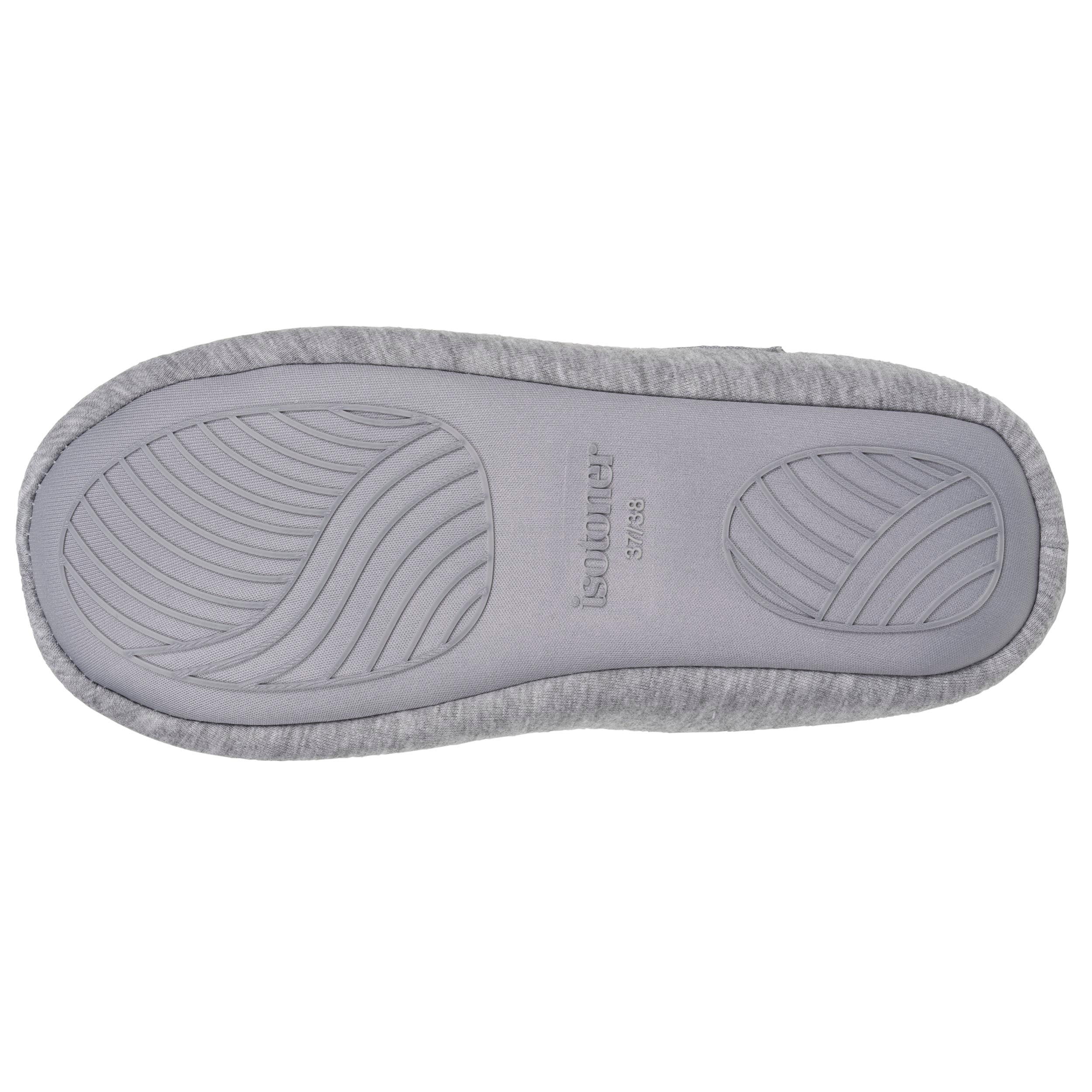 Chaussons Chaussons mules Femme Gris femme gris Isotoner Chaussons Chaussons mules Femme Gris femme gris Gris chiné