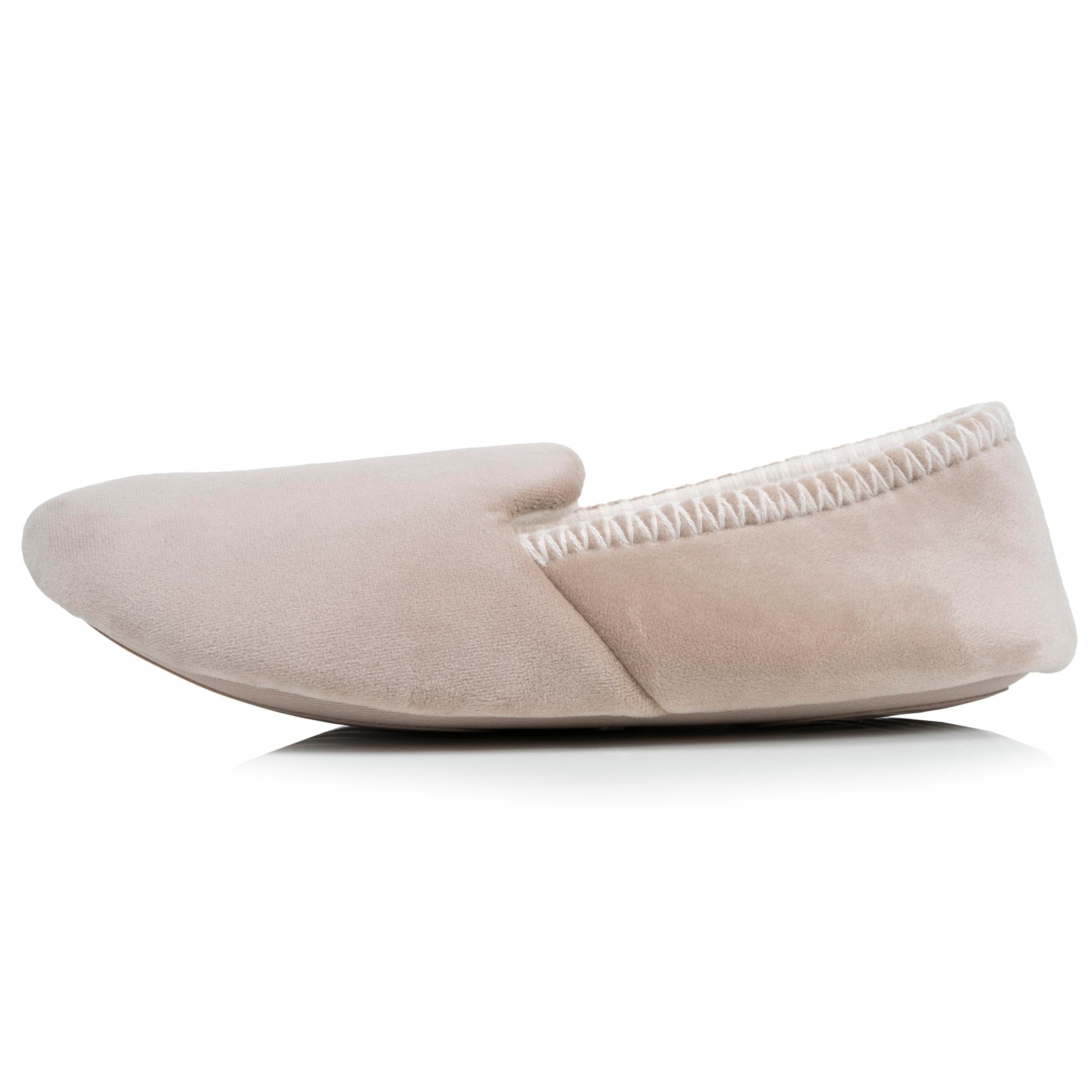 Chaussons Chaussons slippers Femme Beige femme beige Isotoner Chaussons Chaussons slippers Femme Beige femme beige Beige