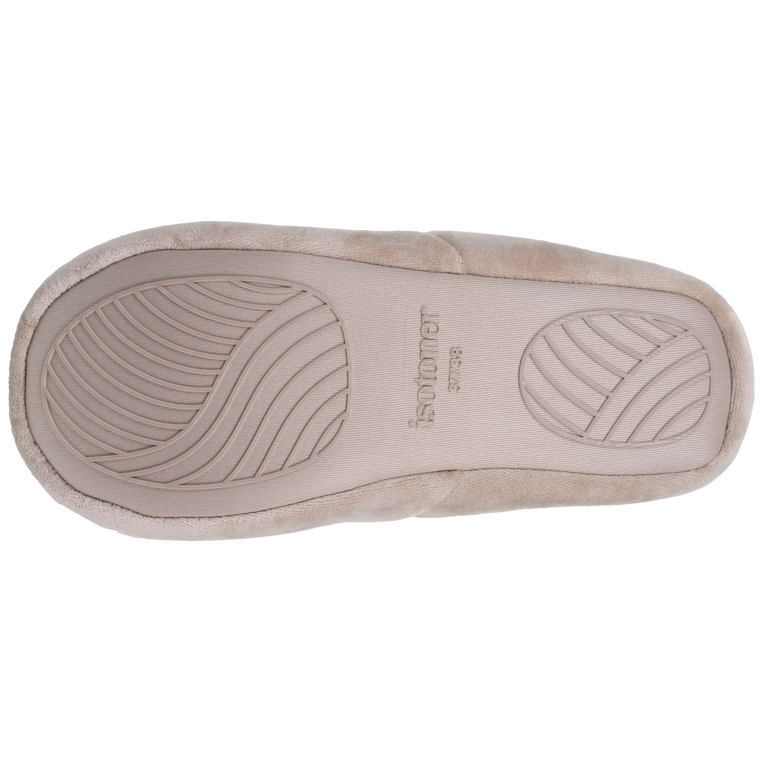 Chaussons Chaussons slippers Femme Beige femme beige Isotoner Chaussons Chaussons slippers Femme Beige femme beige Beige