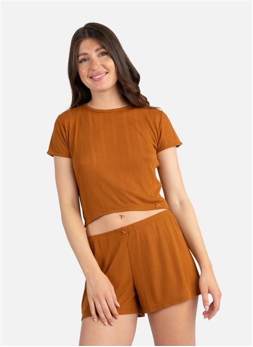 Passionata Ensembles de pyjamas CHARLIE femme marron