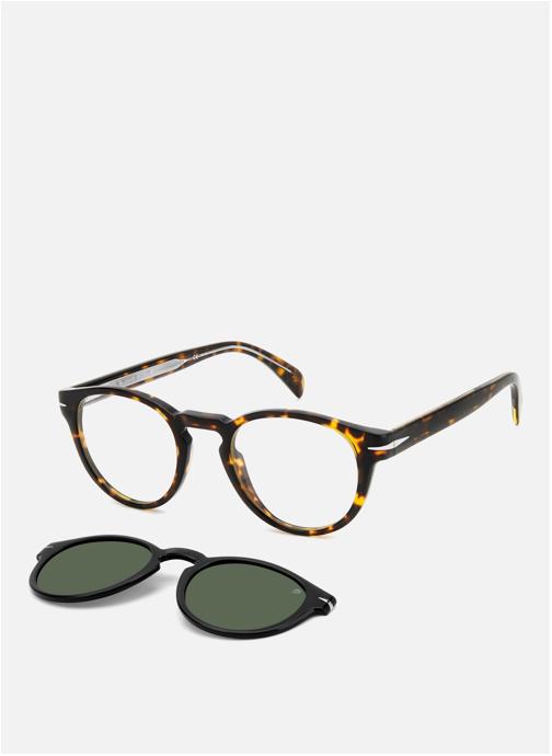 David Beckham Lunettes de soleil homme marron