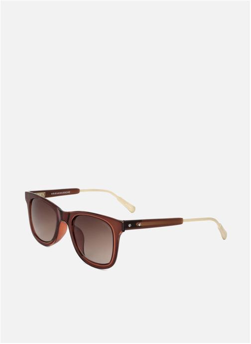 Linda Farrow Lunettes de soleil homme marron
