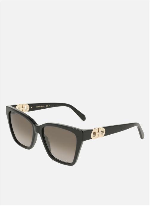 Salvatore Ferragamo Lunettes de soleil femme noir
