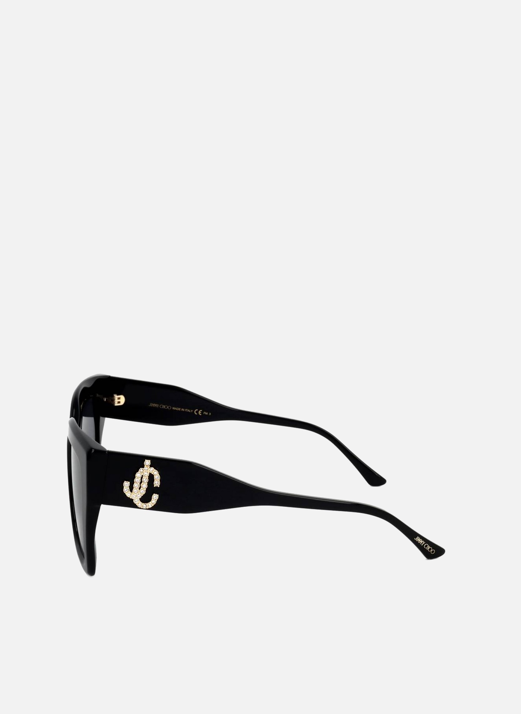 Lunettes de soleil femme noir Jimmy Choo Lunettes de soleil femme noir Noir
