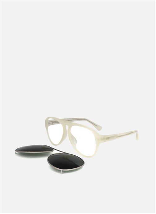 Linda Farrow Lunettes de soleil homme beige