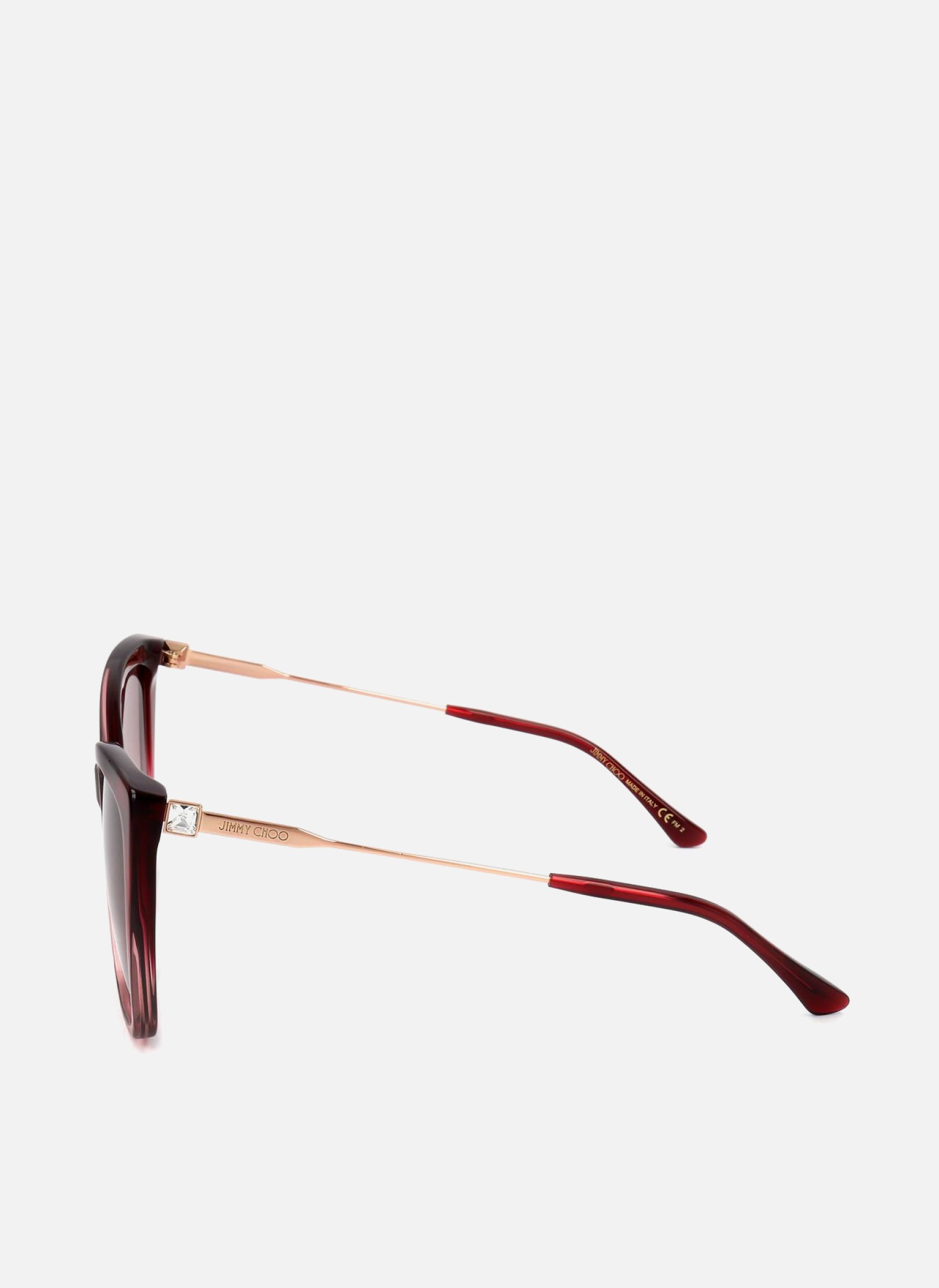 Lunettes de soleil femme rouge Jimmy Choo Lunettes de soleil femme rouge Rouge