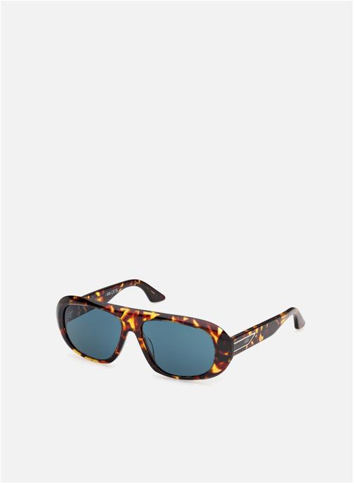 GCDS Lunettes de soleil homme marron