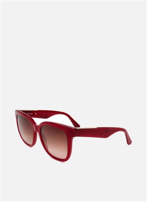 Lacoste Lunettes de soleil femme rouge