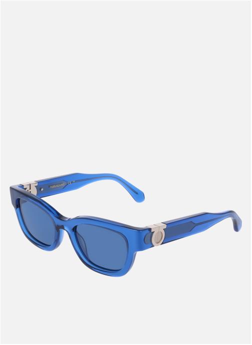 Salvatore Ferragamo Lunettes de soleil femme bleu