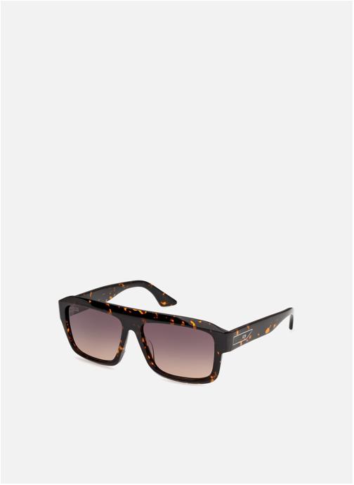 GCDS Lunettes de soleil homme marron