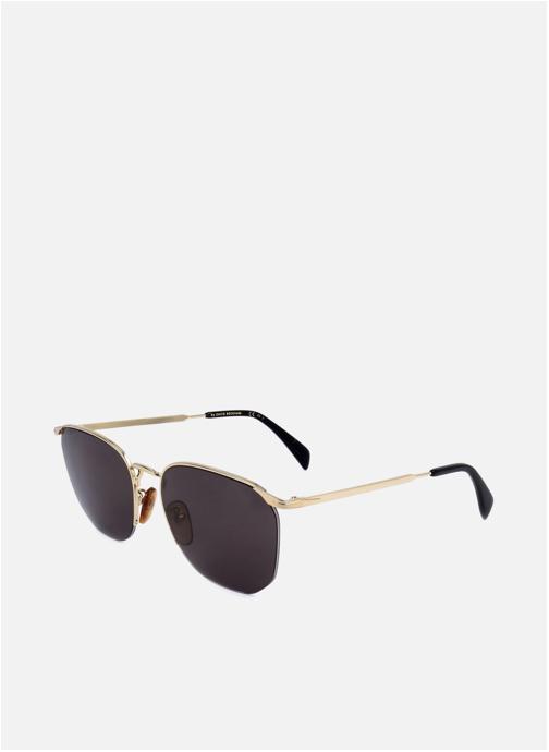 David Beckham Lunettes de soleil homme or et bronze