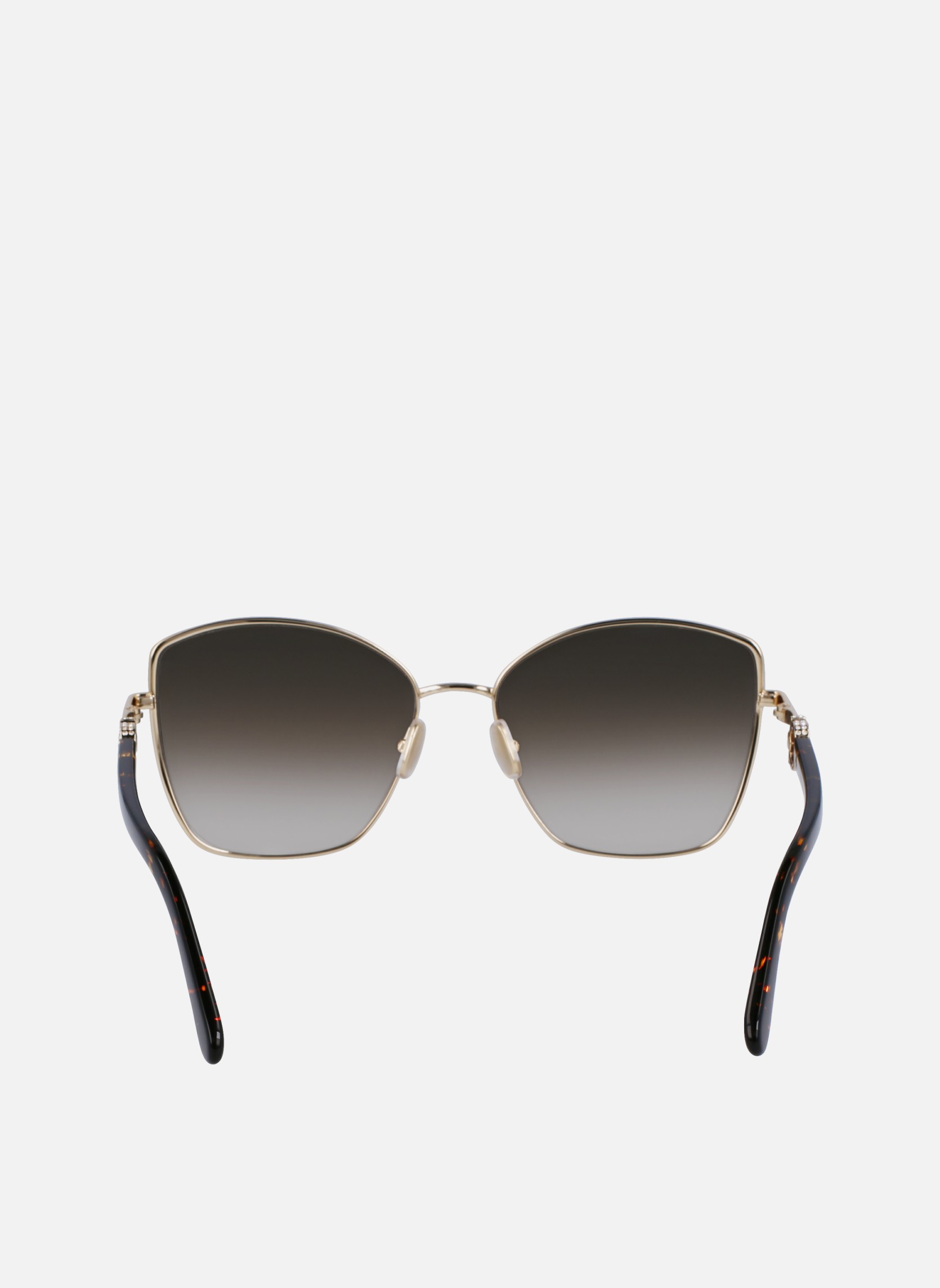 Lunettes de soleil femme or et bronze Salvatore Ferragamo Lunettes de soleil femme or et bronze Or
