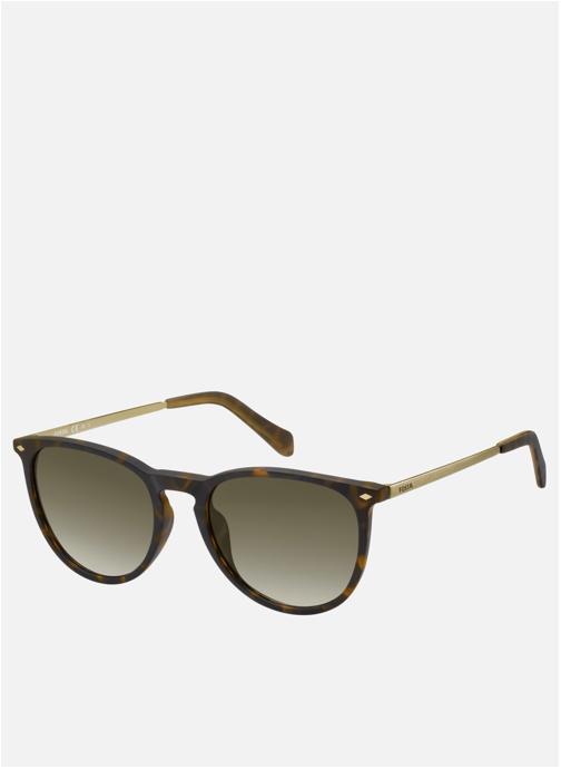Fossil Lunettes de soleil homme marron