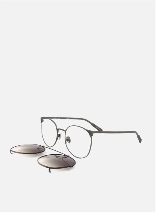 Linda Farrow Lunettes de soleil homme gris