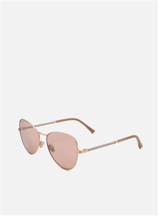 Jimmy Choo Lunettes de soleil femme or et bronze