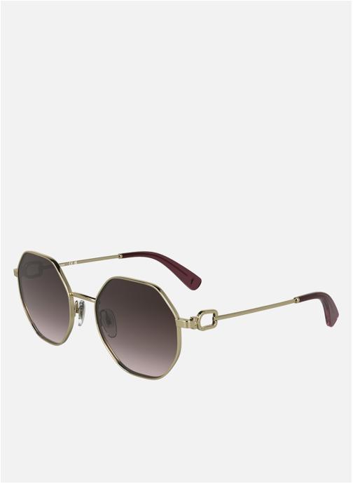Longchamp Lunettes de soleil femme or et bronze