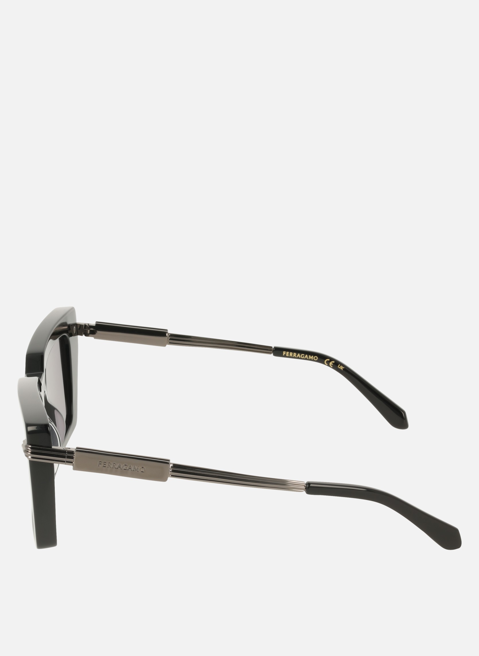 Lunettes de soleil femme noir Salvatore Ferragamo Lunettes de soleil femme noir Noir