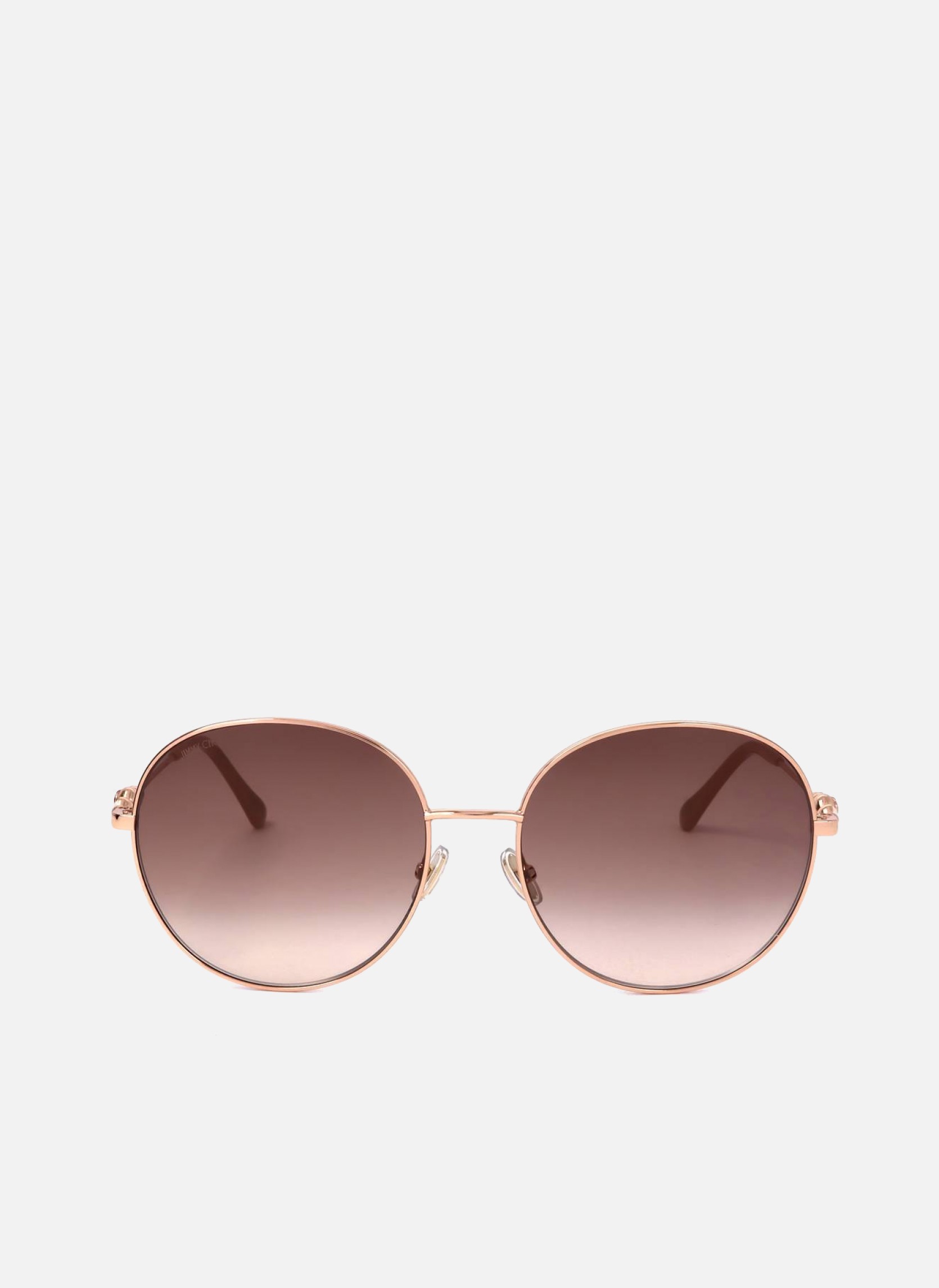 Lunettes de soleil femme or et bronze Jimmy Choo Lunettes de soleil femme or et bronze Or